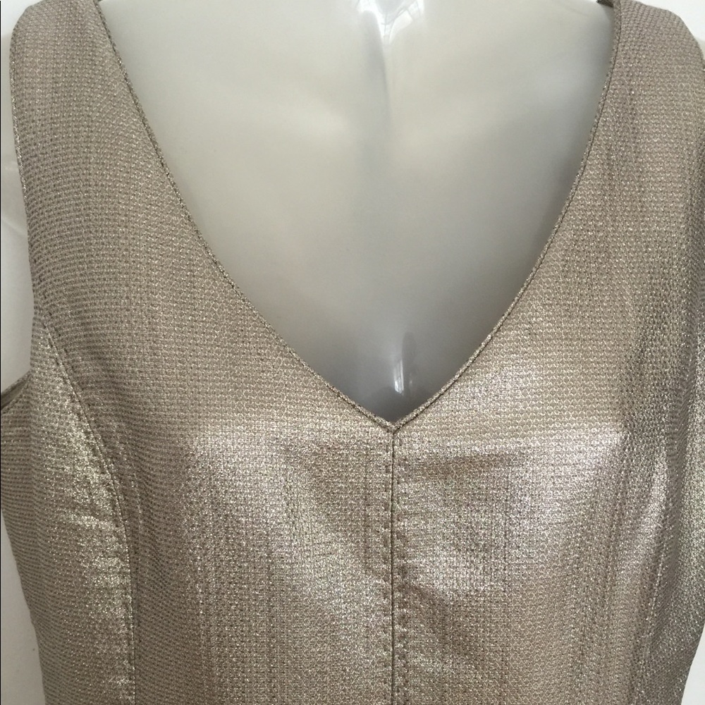 NWT Lafayette 148 NY Lois Metallic Jacquard dress